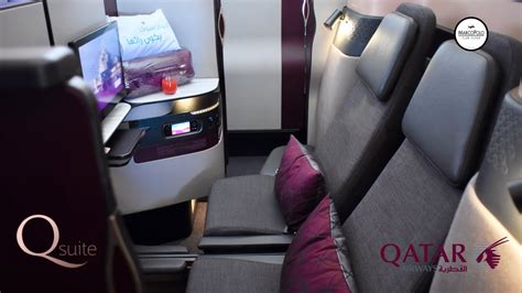 Double Bed In Business Class Q Suite Qatar Airways Boeing 777 300er Qr816 Doha To Hong