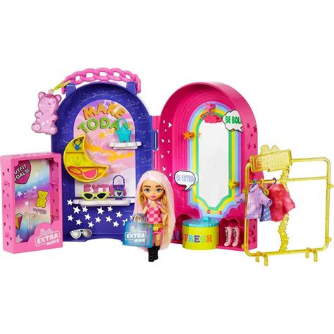 Barbie Mini Toys Barbie Extra Boutique Set With Doll And Accessories