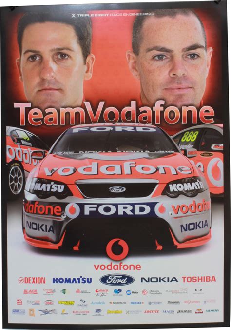 Craig Lowndes And Jamie Whincup Team Vodafone Poster