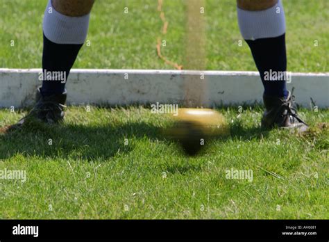 Hammer Throw At Highland Games Stock Photo Alamy