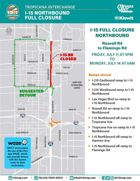 I-15 road work to impact Las Vegas resort corridor over 2 weekends in July