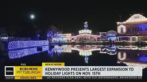 Kennywood Expanding Holiday Lights Show This Winter Youtube