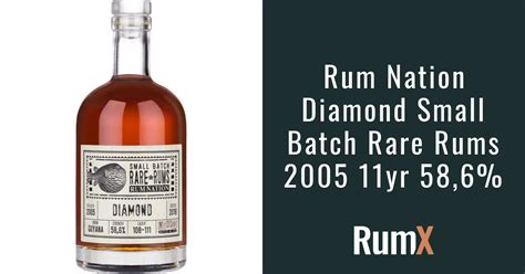 Rum Nation Diamond Small Batch Rare Rums 2005 11yr 58,6% | RX695 | RumX