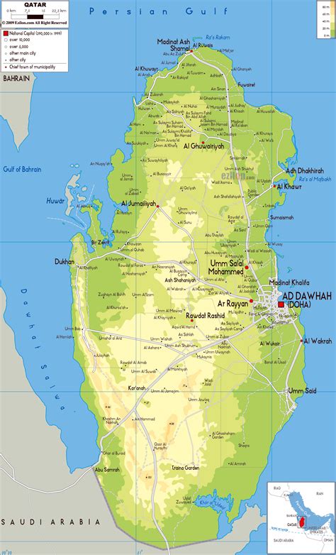 Mapa De Qatar NBKomputer