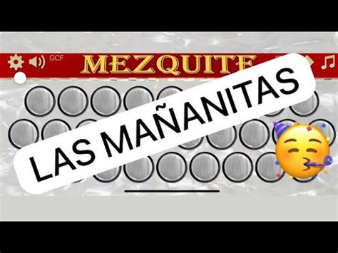 Como Tocar LAS MAÑANITAS Facil TUTORIAL Acordeón Mezquite YouTube