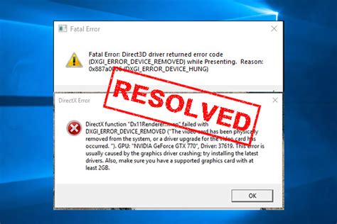 How To Fix DXGI ERROR DEVICE REMOVED On Windows 10 11 6 Ways