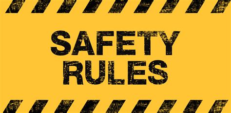 safety rules , health and safety first, vector illustrator 23247807 ...