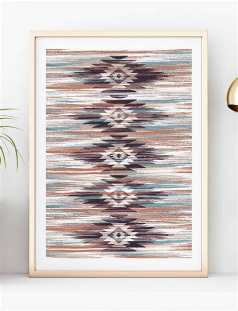 Southwestern Print Digital Diy Print Wall Art Fun Art Etsy