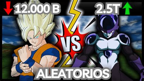 Niveles De Poder Aleatorio Vs Aleatorio Dragon Ball Z Budokai