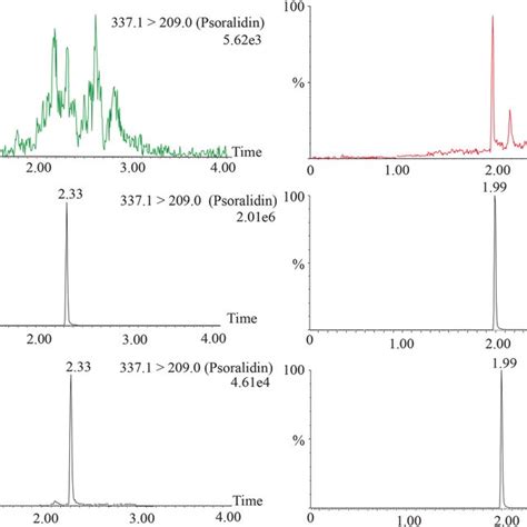 Representative Chromatograms Of Blank Plasma A Plasma Spiked With 50