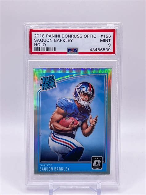 Donruss Optic Rated Rookie Holo Saquon Barkley Rc For