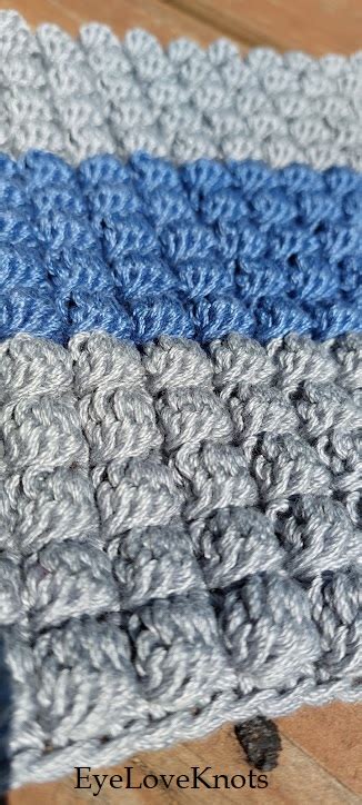 Bobble Stitch Hot Pad Crochet Pattern Review EyeLoveKnots