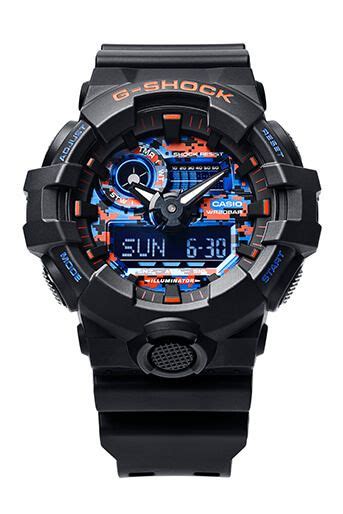 G Shock City Camouflage Series Black Orange Blue And Digi Camo G Central G Shock Fan Site In