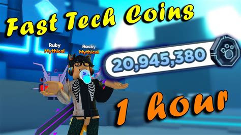 The Best Method To Get Tech Coins FAST In Pet Simulator X Roblox