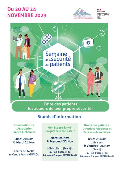 Semaine de la sécurité des patients des stands dinformations