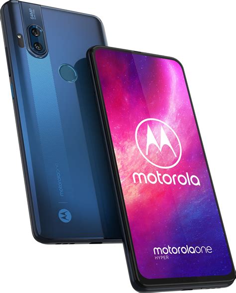 Motorola One Hyper smarttelefon 4 128GB deepsea blue Elkjøp Elkjøp