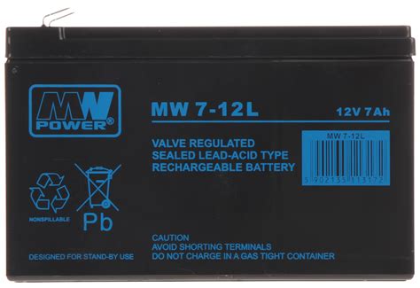 Battery 12v7ah Mw Battery Capacity Up To 9ah Delta