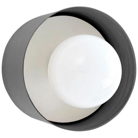 Spun Sconce Flush Mount Black- 1stdibs New York For Sale at 1stdibs