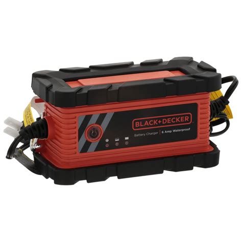 Black Decker 6 Amp Waterproof Battery Chargermaintainer Bc6bdw