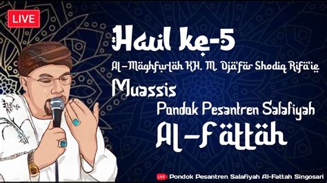 Pondok Putra Memperingati Haul Kh M Ja Far Shodiq Rifa I Ke