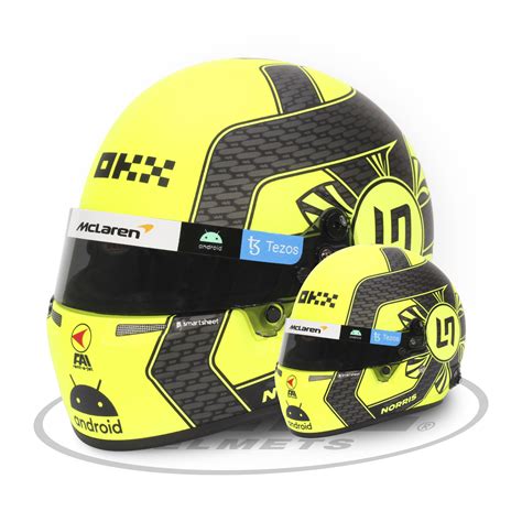 Mini Helmet Scale Lando Norris Bell Mini Helmets