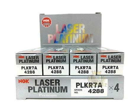 NGK PLKR7A VELA DE IGNIÇÃO LASER PLATINUM 4 VELAS Rei da Ignicao