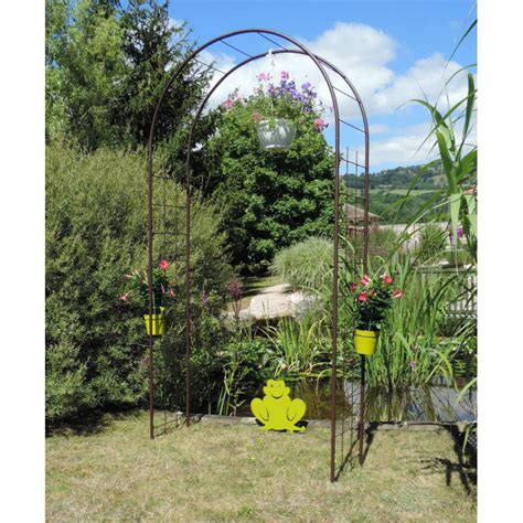 Arche De Jardin En M Tal Double Treillage Jardin Et Saisons