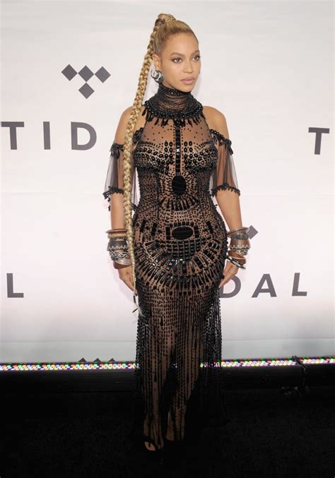 Beyonce Celebrities In Naked Dresses Popsugar Fashion Photo