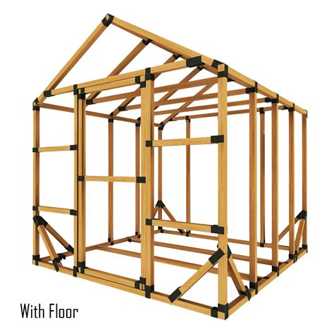 8x8 Standard Storage Shed Kit E Z Frame Structures