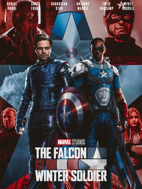 Falcon Marvel Winter Soldier Poster