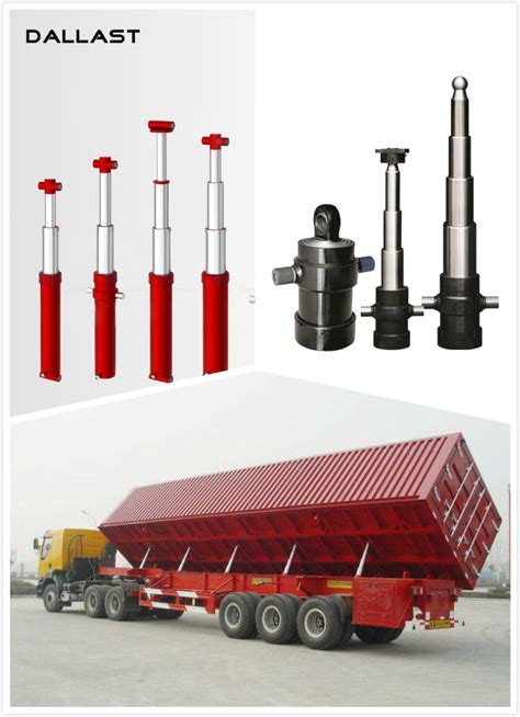 Single Acting Hydraulic Cylinder Telescopic Chrome Hydraulic Lift