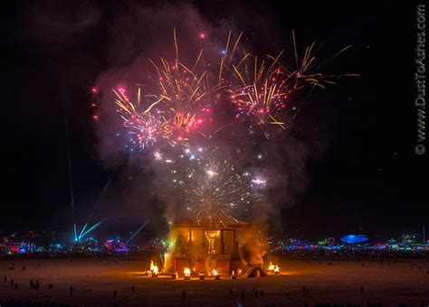 Burning Man Fireworks 2017 | Dust to Ashes