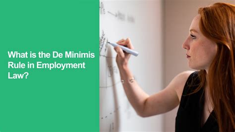 What Is The De Minimis Rule In Employment Law?