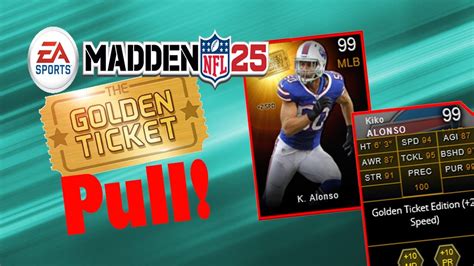 Madden 25 Ultimate Team Beast Golden Ticket Pull Youtube