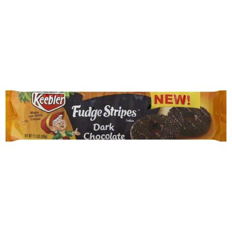 Keebler Fudge Stripes Dark Chocolate Cookies Shop Cookies At H E B