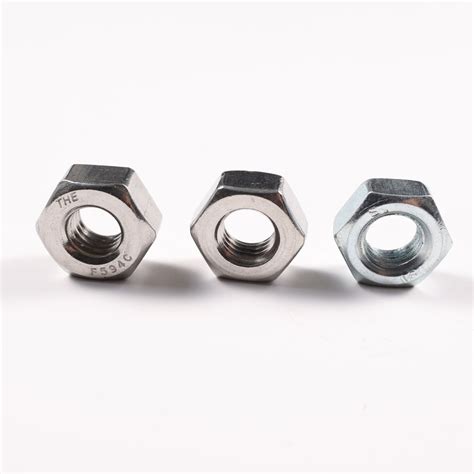 Hex Head Nuts With Steel Material MOQ 1000pcs For Industrial Strength