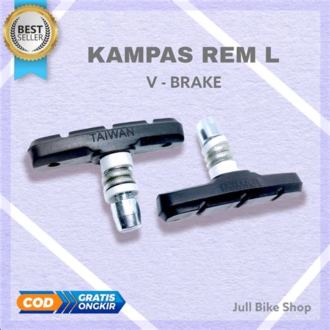 Jual Pcs Kampas Rem Sepeda U V Brake Taiwan Pads Karet Mtb Lipat Road