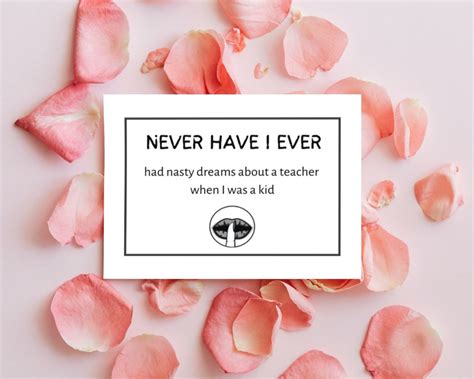 Printable Nasty Never Have I Ever Game For Adults And Couples Sex Card Game Intimate Couples