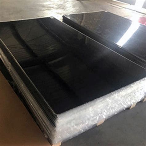 Glossy Rectangular Black Cast Acrylic Sheet Thickness Mm Size