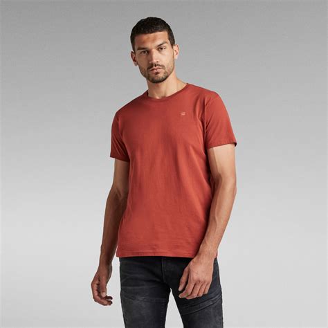 Base S T Shirt Red G Star Raw