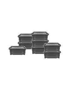 Silver Underbed Storage Boxes & Lids 32L - Pack of 3 | Home | George at ...