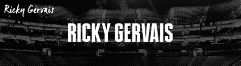 Ricky Gervais VIP Tickets Hospitality Ricky Gervais Tour 2025