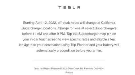 Tesla extends peak charging hours to 9 pm at California Superchargers