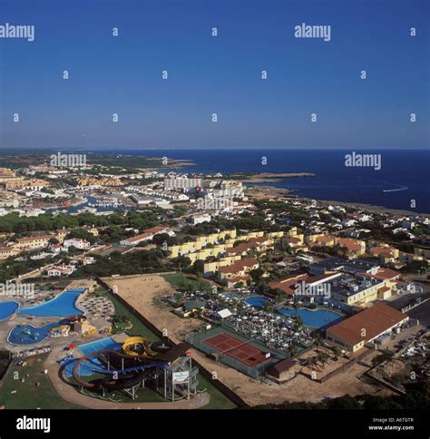 Aerial View Looking South East Over The Resort Facilities Hi Res Stock