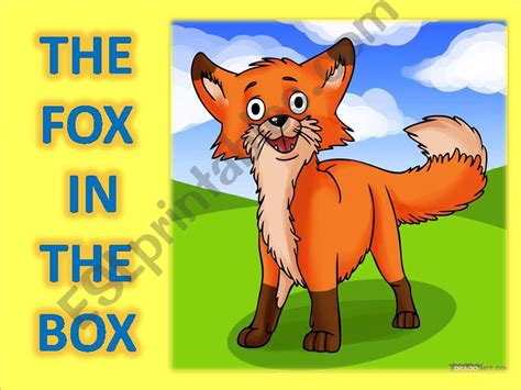 Esl English Powerpoints The Fox In The Box