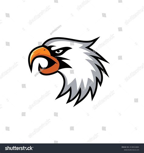 Eagle Head Vector Mascot Logo Stock Vector (Royalty Free) 2136514681 ...