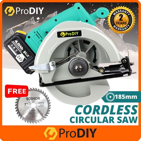 Prodiy V Ah Cordless Circular Saw Wood Cutter Mm Cutting