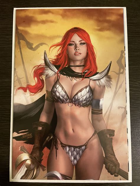 Red Sonja The Superpowers Josh Burns Exclusive Virgin Cover Coa Ltd