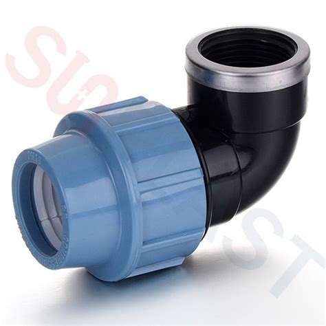 HDPE Compression Female Elbow HDPE Compression Fittings And PP