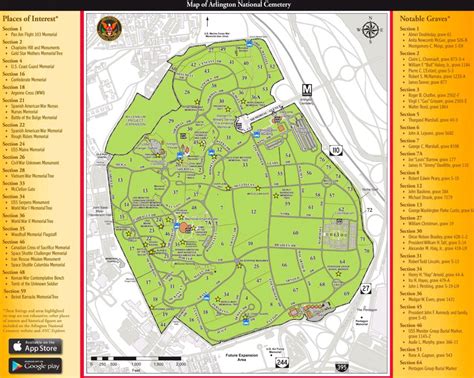 Printable Map Of Arlington National Cemetery | Printable Maps